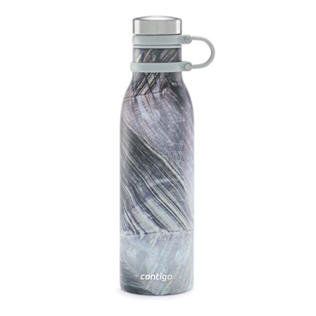 Botella de agua de acero inoxidable,  Matterhorn, Couture Black Shell, 20 oz