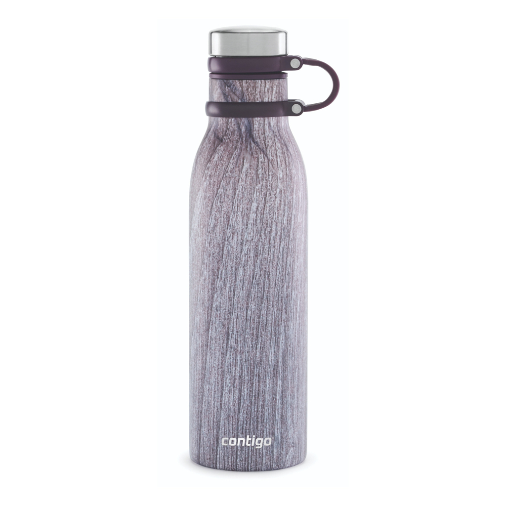 Botella de agua de acero inoxidable,  Matterhorn, Couture Blonde Wood, 20 oz