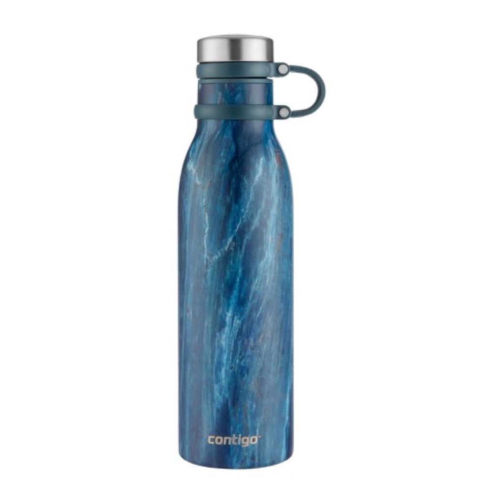 Botella de agua de acero inoxidable,  Matterhorn, Couture Blue Slate, 20 oz