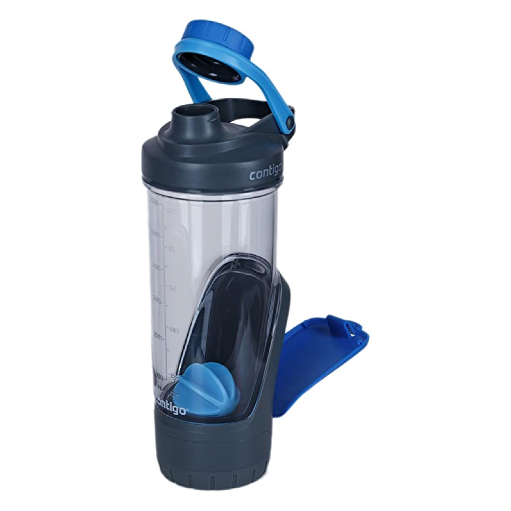Vaso Contigo® Shake & Go Fit – Tritan Mixer with Storage Cont Deep Sea Blue 28oz